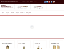 Tablet Screenshot of brassaccents.com